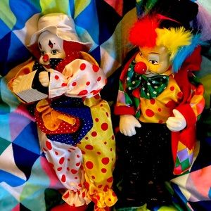 Clown Musical Box figures